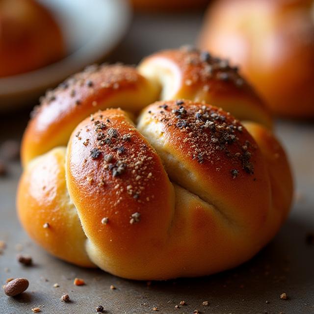 Snoet kardemommesnurre tæt billede